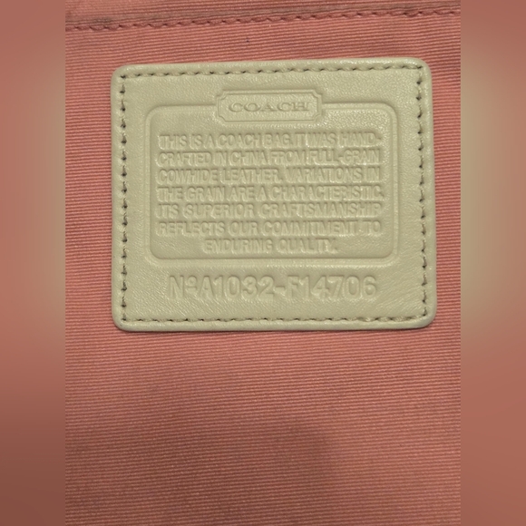 Coach Zoe Ivory Leather Hobo Bag, SilverTone Hardware, Detachable Shoulder Strap - Picture 13 of 16